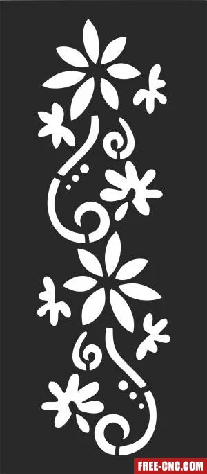 Screen wall decorative wall decorative door - Download free dxf for cnc plasma cutting