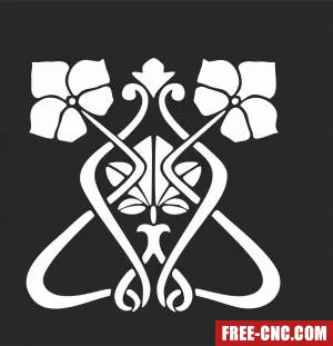 Pattern screen decorative door screen pattern screen - Download free dxf for cnc plasma cutting Pattern screen decorative door screen pattern screen - Download free dxf for cnc plasma cutting