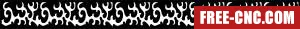 Wall door pattern screen wall screen decorative - Free dxf download