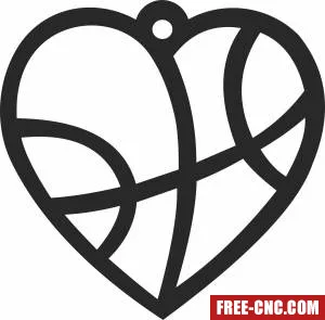 Heart ornament - Download free dxf for cnc plasma cutting