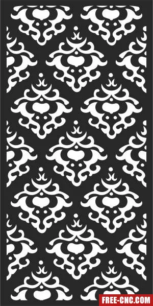 Decorative door pattern wall door decorative wall - Free dxf download