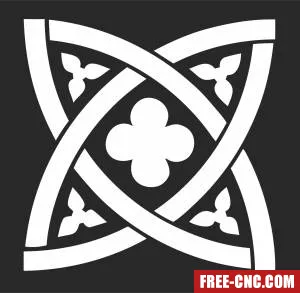 Ornament decorative art - Free dxf files ready to cut