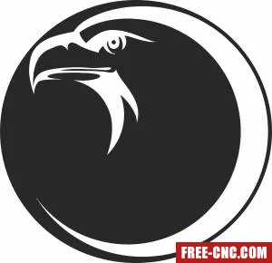 Eagle logo - Free dxf for laser cutting and plasma