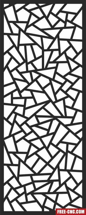Pattern wall door screen decorative pattern decorative - Free dxf download