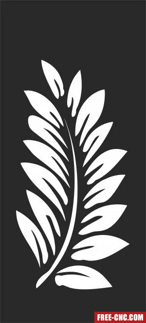Decorative door screen wall - Free dxf download