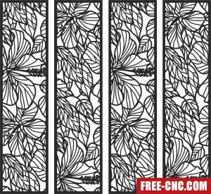 Pattern screen pattern - Free dxf for laser cutting and plasma