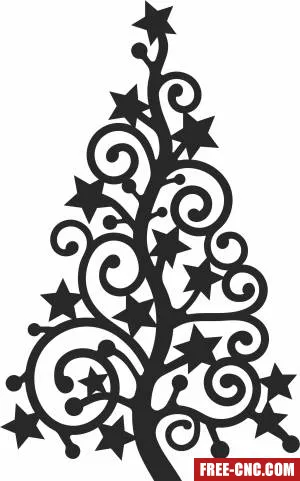 Christmas tree clipart - Download free dxf for cnc plasma cutting Christmas tree clipart - Download free dxf for cnc plasma cutting