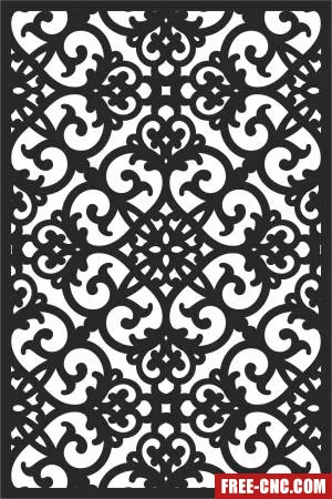 Door pattern door pattern door screen pattern - Free dxf files ready to cut