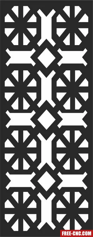 Pattern decorative pattern door pattern decorative screen - Free dxf files ready to cut Pattern decorative pattern door pattern decorative screen - Free dxf files ready to cut