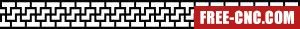 Screen decorative wall door pattern wall - Download free dxf for cnc plasma cutting