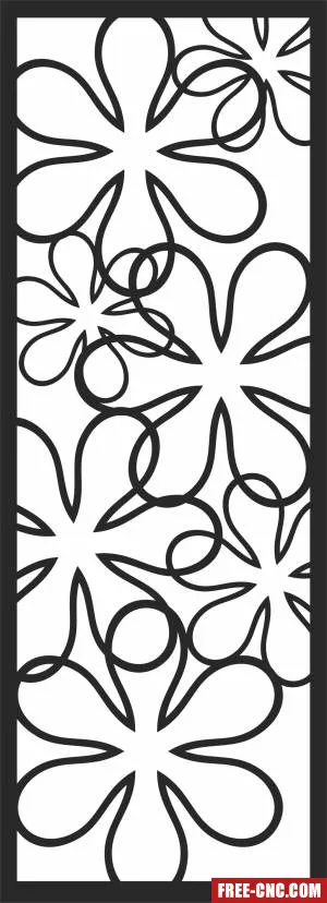 Decorative pattern door pattern screen pattern decorative - Free dxf files ready to cut