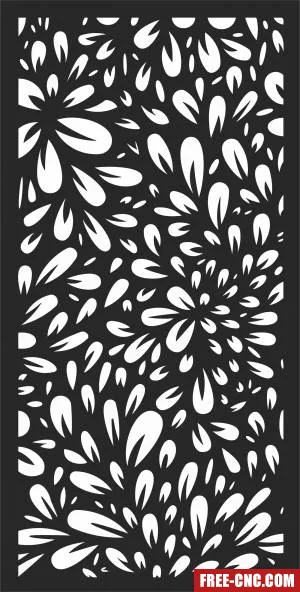 Screen wall screen wall pattern decorative - Download free dxf for cnc plasma cutting