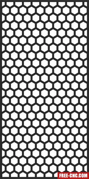 Screen wall door wall decorative - Free dxf for laser cutting and plasma