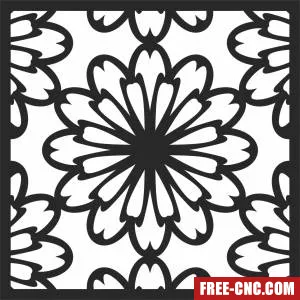 Pattern decorative pattern - Free dxf download