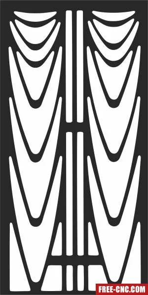 Door decorative pattern decorative screen door - Download free dxf for cnc plasma cutting
