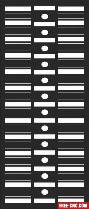 Pattern door pattern screen pattern - Download free dxf for cnc plasma cutting