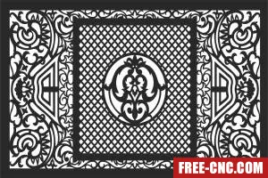 Pattern wall screen pattern - Download free dxf for cnc plasma cutting