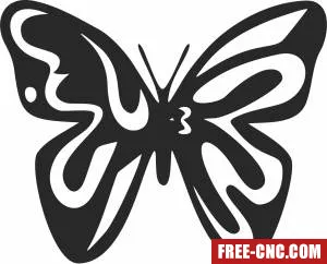 Butterfly wall decor - Download free dxf for cnc plasma cutting