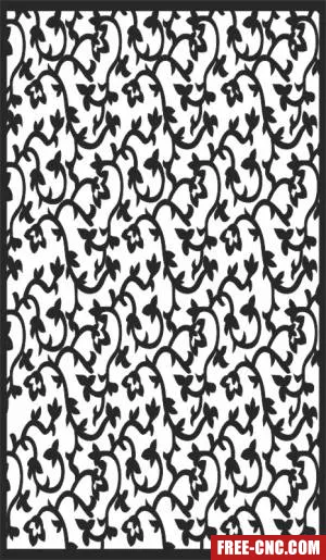 Decorative panels for doors wall screen pattern - free dxf download Decorative panels for doors wall screen pattern - free dxf download