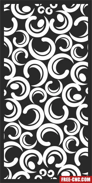 Pattern screen door decorative pattern screen decorative - Free dxf files ready to cut
