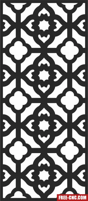 Decorative pattern door decorative door decorative pattern - Download free dxf for cnc plasma cutting
