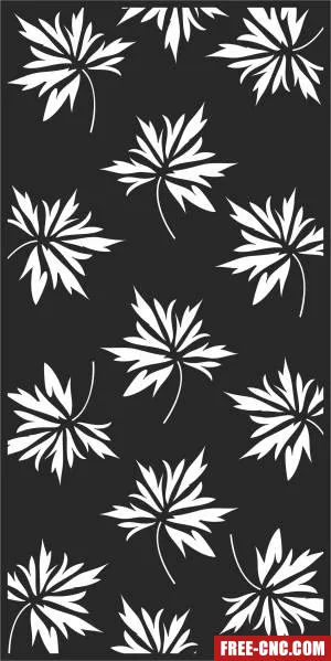 Pattern decorative pattern wall door - Free dxf download