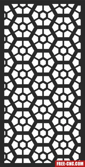 Decorative screen door decorative wall decorative - Download free dxf for cnc plasma cutting