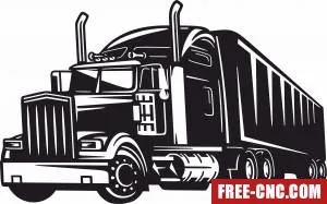 Big truck - Download free dxf for cnc plasma cutting