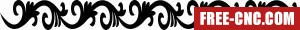 Wall door decorative - Free dxf for laser cutting and plasma