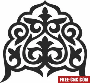 Ornament decorative art - Free dxf files ready to cut