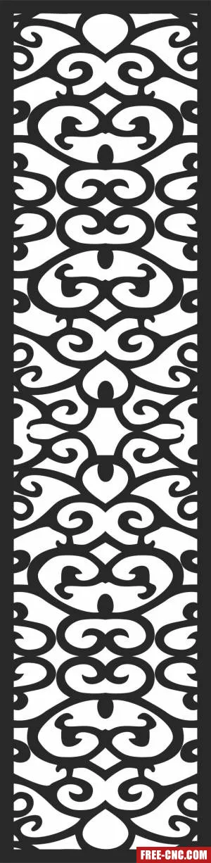 Screen pattern decorative - Download free dxf for cnc plasma cutting Screen pattern decorative - Download free dxf for cnc plasma cutting