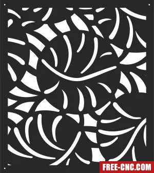 Decorative wall decorative wall door - Free dxf files ready to cut