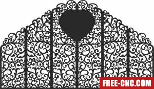 Door wall door - Download free dxf for cnc plasma cutting