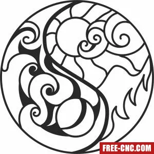 Wall art decor - Download free dxf for cnc plasma cutting