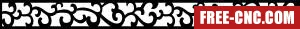 Screen decorative wall pattern screen decorative - Free dxf download