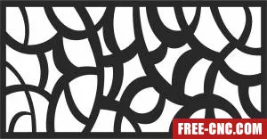 Screen pattern decorative pattern screen pattern wall - Free dxf files ready to cut