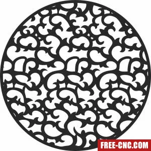 Pattern wall pattern decorative pattern screen - Free dxf download
