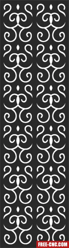 Decorative panels for doors wall screen pattern - free dxf download Decorative panels for doors wall screen pattern - free dxf download