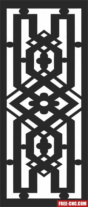 Pattern decorative pattern wall - Free dxf download