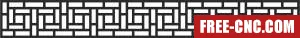 Pattern screen pattern door pattern screen - Download free dxf for cnc plasma cutting