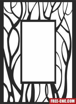 Decorative wall decorative wall pattern decorative - Free dxf files ready to cut
