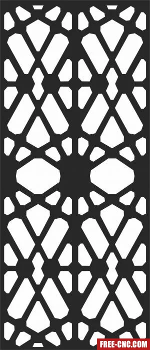 Decorative wall pattern - Download free dxf for cnc plasma cutting