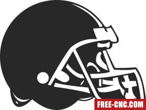 Nfl helmet - free dxf download