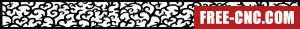 Pattern screen pattern wall - Free dxf for laser cutting and plasma