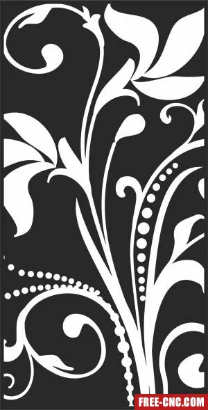 Door wall pattern wall - Download free dxf for cnc plasma cutting