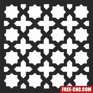 Screen pattern door pattern - Free dxf download Screen pattern door pattern - Free dxf download