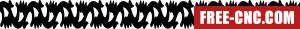 Door pattern door - Free dxf for laser cutting and plasma