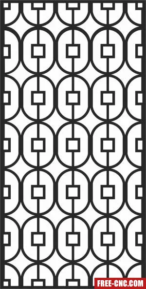 Pattern wall decorative door wall - Download free dxf for cnc plasma cutting