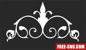 Pattern screen pattern decorative door wall - Download free dxf for cnc plasma cutting