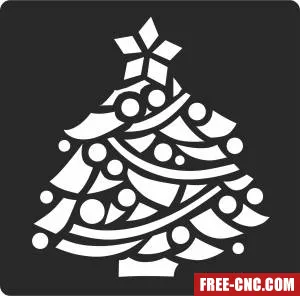 Christmas tree - Free dxf download